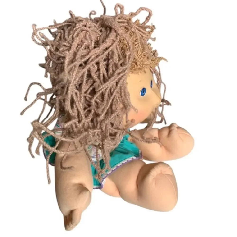Vintage 1991 Hasbro Pretty Crimp 'N Curl Cabbage Patch Kids Doll Original Dress